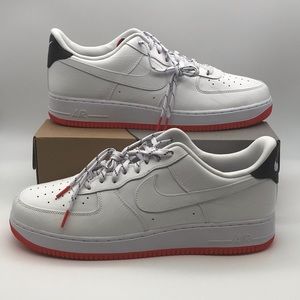 Nike Air Force 1 NY vs NY White Orange Black Sz 15